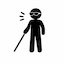 visually impaired